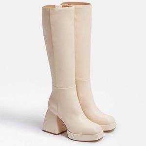 Circus by Sam Edelman Women’s Kylie Block Heel Knee-High Boots.